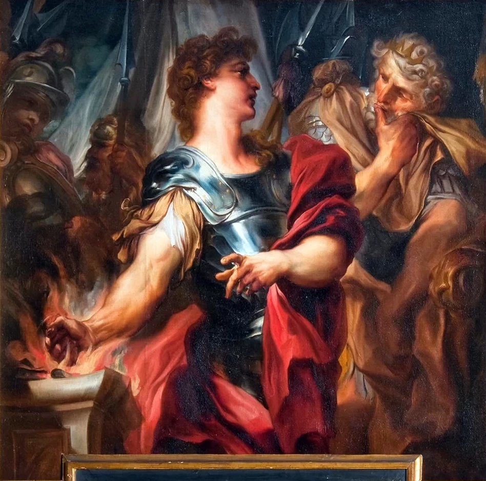 Muzio Scevola davanti a Porsenna - Galleria Nazionale di Palazzo Spinola, Genova